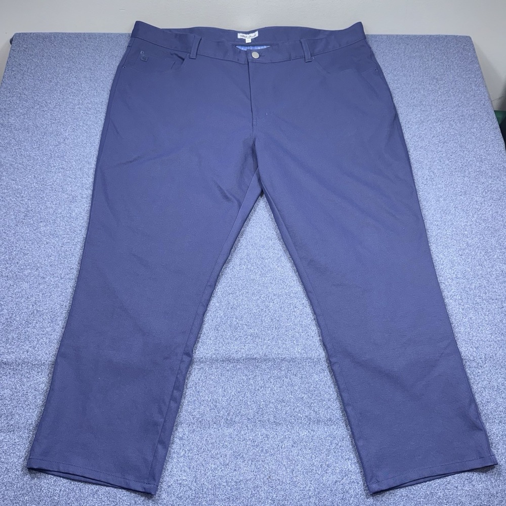 Peter Millar Performance Pants Mens 42x26 Blue Straight Golf Preppy Stretch